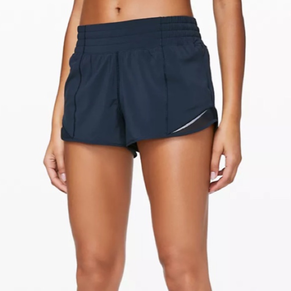 Lulu Lemon Navy Blue - Speed Up Short 2.5